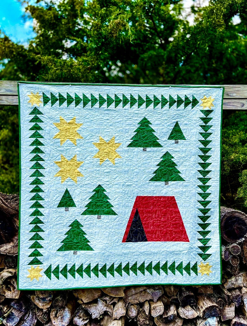 Woodland Camping Adventure Quilt Pattern - Paper Print Version - Choice Fabrics717337031057